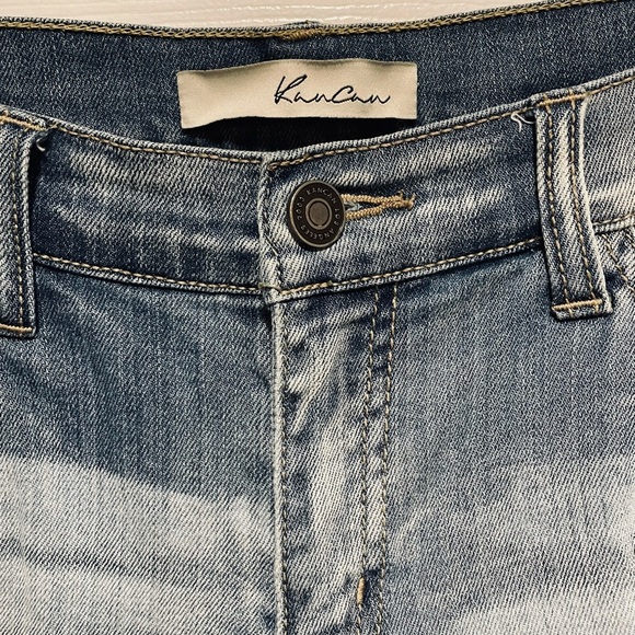 Kancan Distressed Boyfriend Stretch Jeans Size 26 - Picture 2 of 7